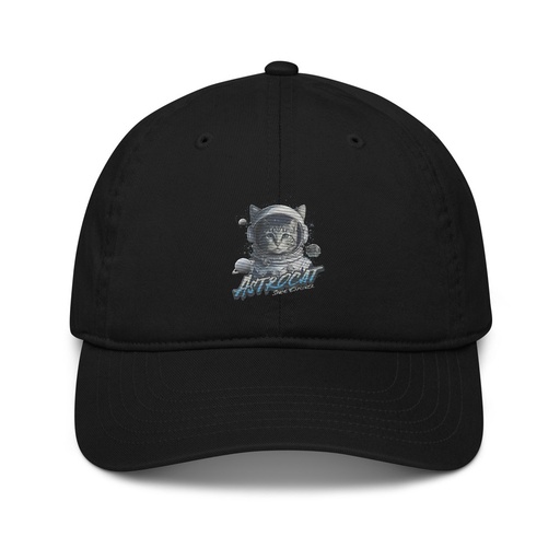 [ID: 491-G109] Astrocat Organic Baseball Cap