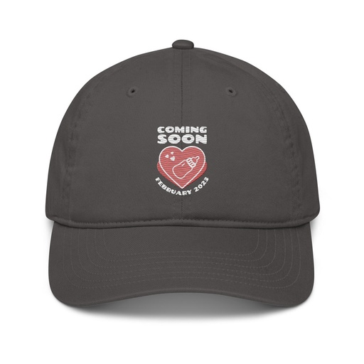 [ID: 491-G121] Baby Announcement - Feeding Bottle Organic Baseball Cap
