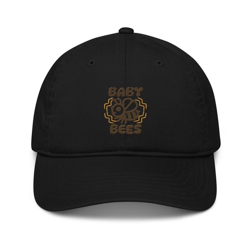[ID: 491-G122] Baby Bees - Cute Insect Organic Baseball Cap
