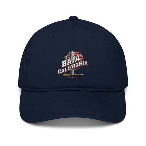 [ID: 491-G132] Baja Cali Mexico Organic Baseball Cap