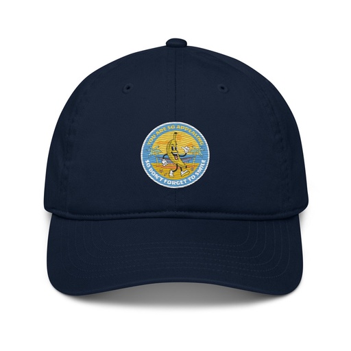 [ID: 491-G135] Banana project _-) Organic Baseball Cap