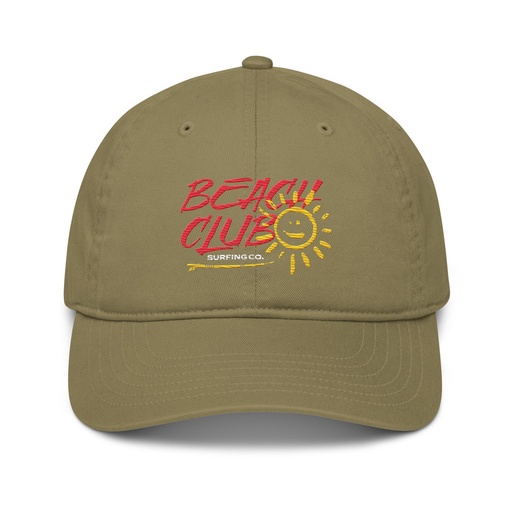 [ID: 491-G165] Beach Club Organic Baseball Cap