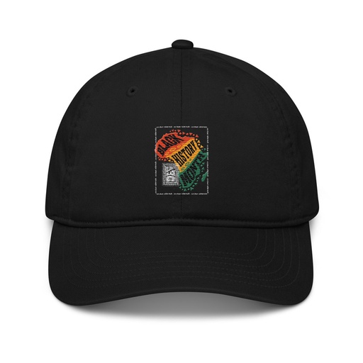 [ID: 491-G222] Black History Month - Tribal History Organic Baseball Cap