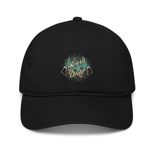 [ID: 491-G262] Born to be Wild (2) Organic Baseball Cap