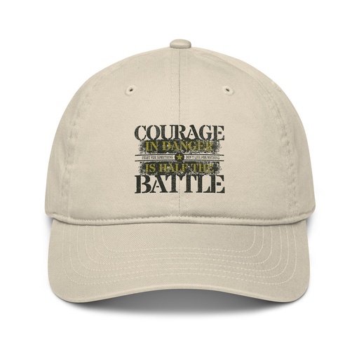 [ID: 491-G281] Brave Soldier Organic Baseball Cap