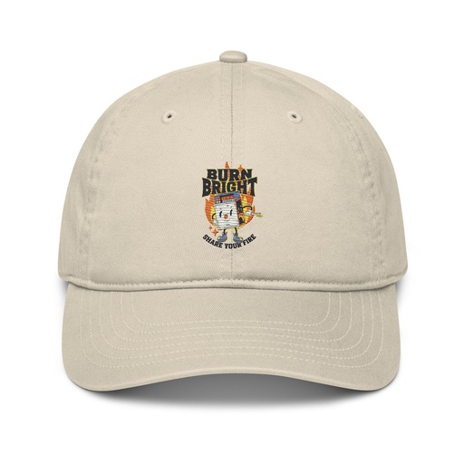 [ID: 491-G297] Burn Bright Organic Baseball Cap