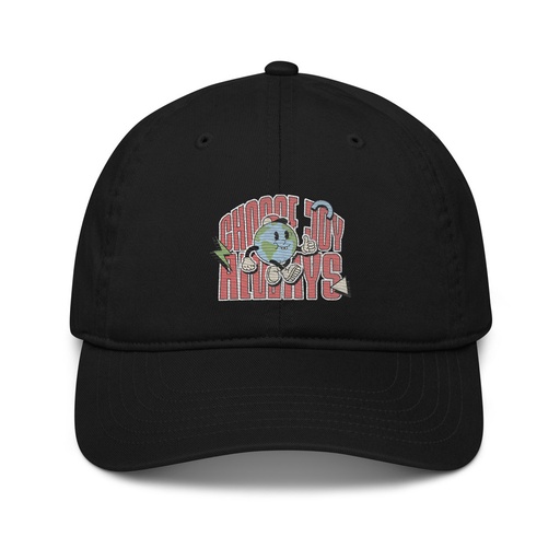 [ID: 491-G372] Choose Joy Always Organic Baseball Cap