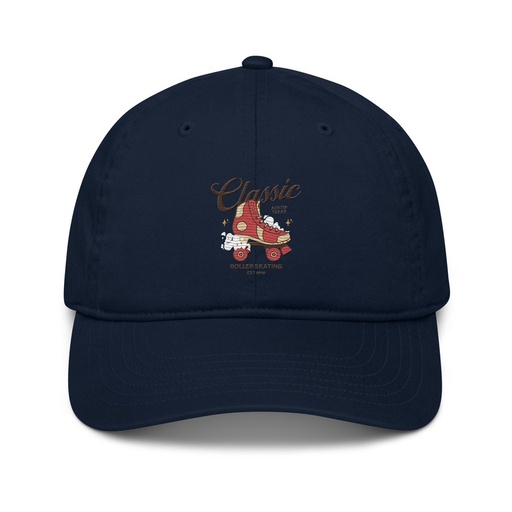 [ID: 491-G384] Classic Roller Skating - Sports Apparel Organic Baseball Cap