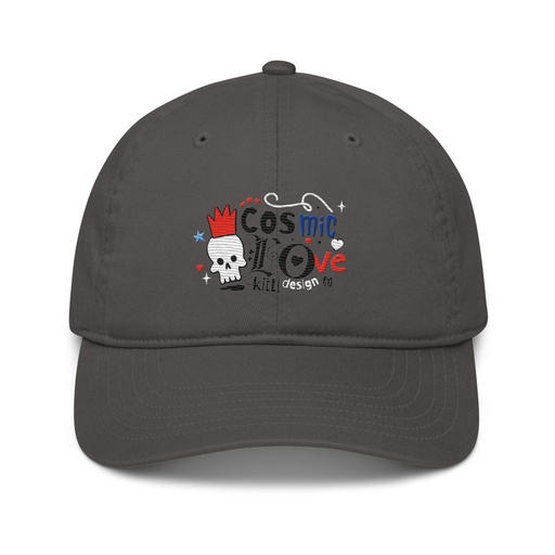 [ID: 491-G424] Cosmic Love Organic Baseball Cap