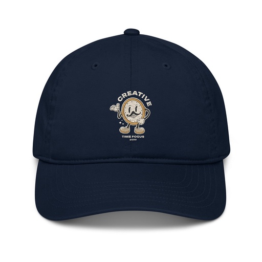 [ID: 491-G433] Creative Time Organic Baseball Cap