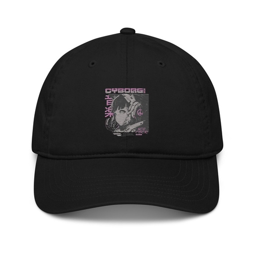 [ID: 491-G459] Cyborg - Y2k Style Organic Baseball Cap