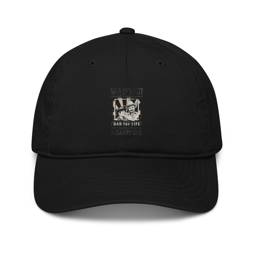 [ID: 491-G461] Dad Wanted Organic Baseball Cap
