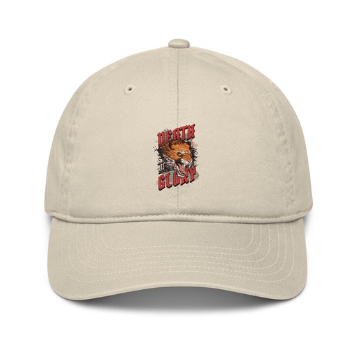 [ID: 491-G479] Death or Glory - Fierce Animal Organic Baseball Cap