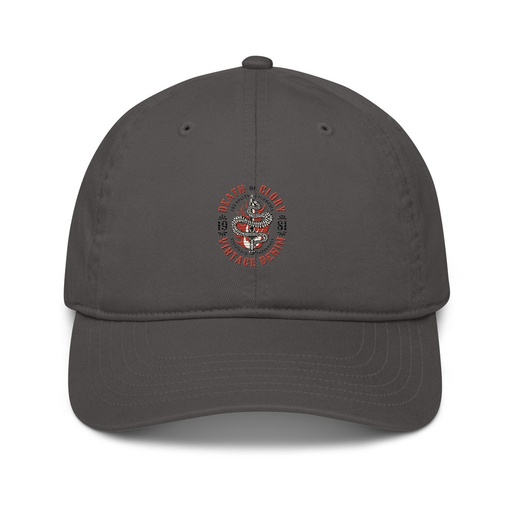 [ID: 491-G480] Death or Glory - Sword Snake Organic Baseball Cap