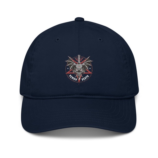 [ID: 491-G486] DEMON DEATH Organic Baseball Cap