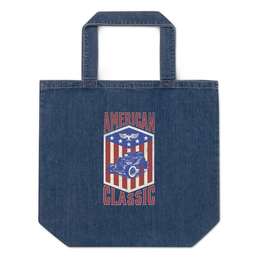 [ID: 528-G66] american classic Organic Denim Tote Bag