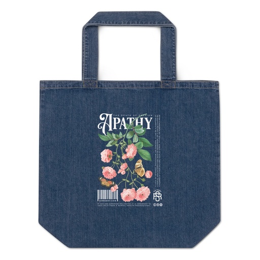 [ID: 528-G95] Apathy Organic Denim Tote Bag