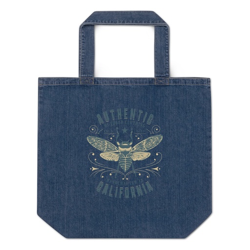 [ID: 528-G115] Authentic Outdoor Co. - Insect Organic Denim Tote Bag