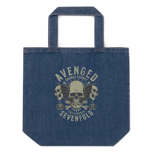 [ID: 528-G117] AVENGED SEVENFOLD Organic Denim Tote Bag