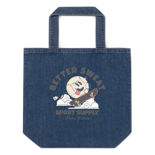[ID: 528-G195] Better Sweat Sport Supply Organic Denim Tote Bag