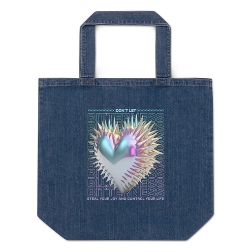 [ID: 528-G212] Bitterness Organic Denim Tote Bag