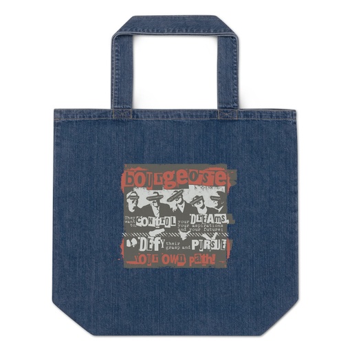 [ID: 528-G274] Bourgeoisie Organic Denim Tote Bag