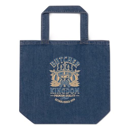 [ID: 528-G301] Butcher Kingdom - Royal Organic Denim Tote Bag