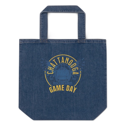 [ID: 528-G361] Chattanooga Mocs Organic Denim Tote Bag