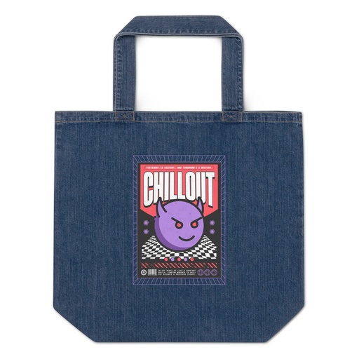 [ID: 528-G367] Chillout Streetwear Organic Denim Tote Bag