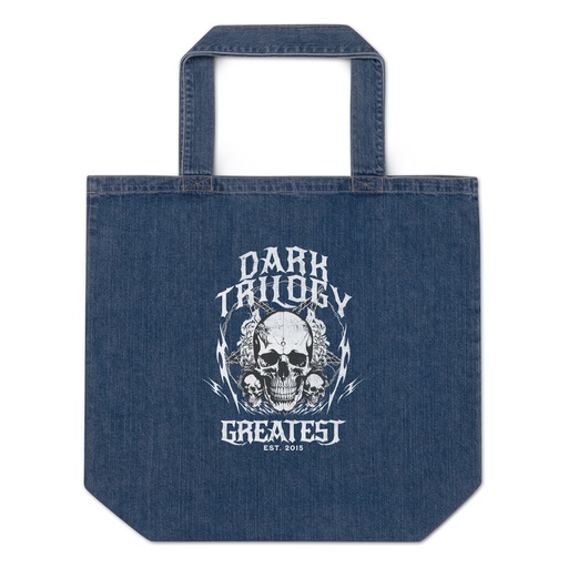 [ID: 528-G467] Dark Trilogy Organic Denim Tote Bag