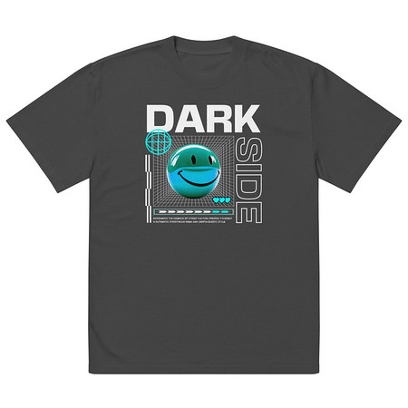 [ID: 713-G20] Abstract Y2K Oversized Faded T-Shirt