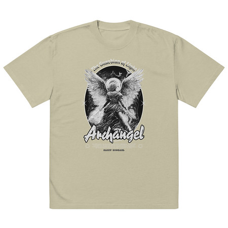 [ID: 713-G99] Archangel Oversized Faded T-Shirt