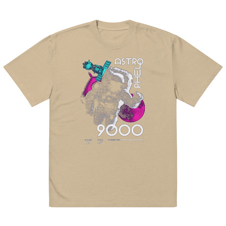 [ID: 713-G112] Astrophel 9000 Oversized Faded T-Shirt