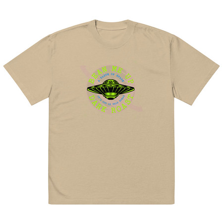 [ID: 713-G170] Bean Me Up Oversized Faded T-Shirt