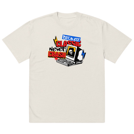 [ID: 713-G175] Because Classic Never Crash Oversized Faded T-Shirt