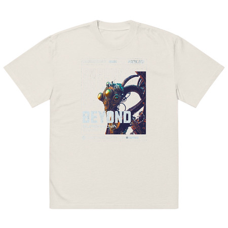 [ID: 713-G198] Beyond Supernova Oversized Faded T-Shirt
