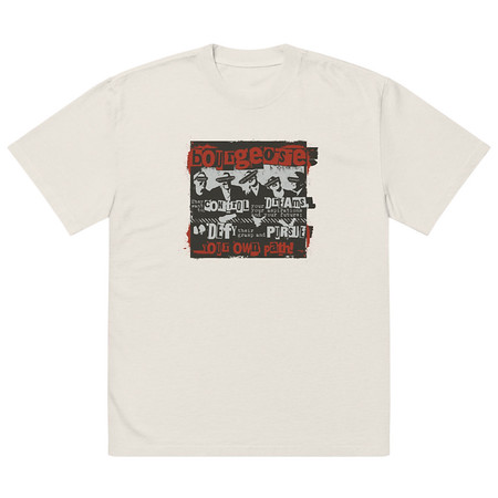 [ID: 713-G274] Bourgeoisie Oversized Faded T-Shirt