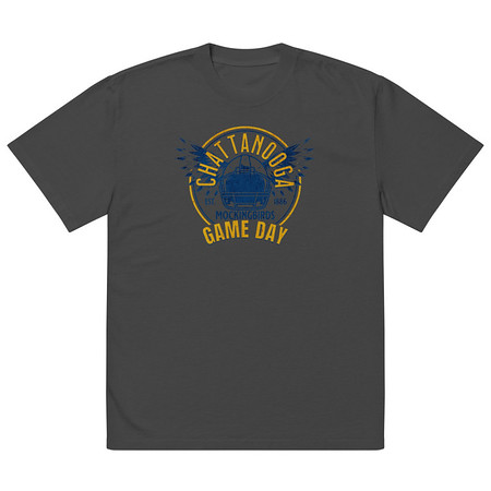 [ID: 713-G361] Chattanooga Mocs Oversized Faded T-Shirt