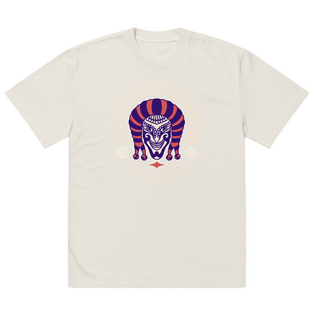 [ID: 713-G389] Clown of the Month Oversized Faded T-Shirt