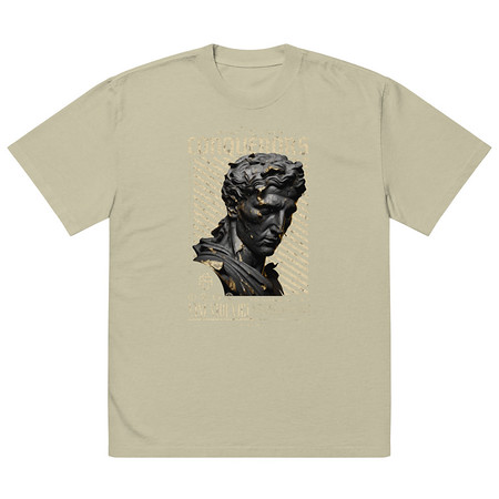 [ID: 713-G413] Conquerors Oversized Faded T-Shirt