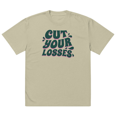 [ID: 713-G448] Cut your Losses Oversized Faded T-Shirt
