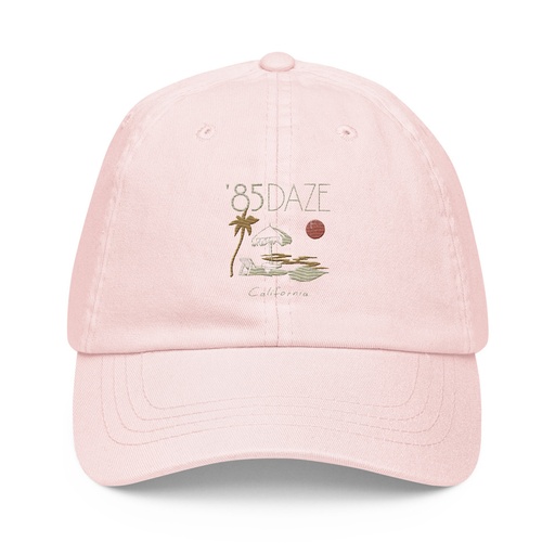 [ID: 481-G1] '85 Daze California Pastel Baseball Hat