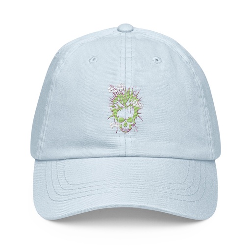 [ID: 481-G3] 'Enjoy Your Trip' Punk Skull Pastel Baseball Hat