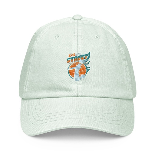 [ID: 481-G6] 3x3 Basketball League Pastel Baseball Hat