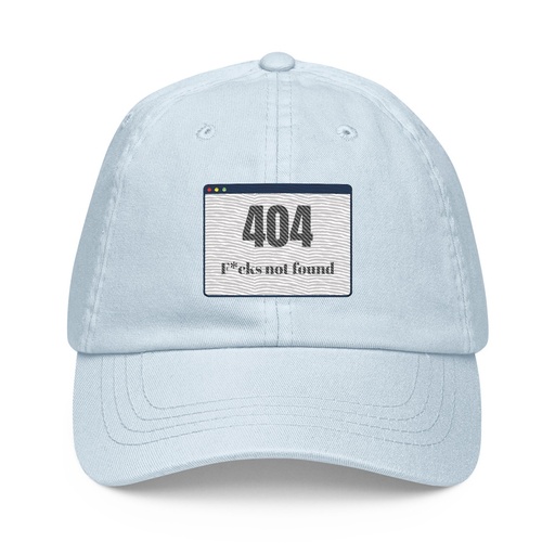 [ID: 481-G7] 404 Pastel Baseball Hat