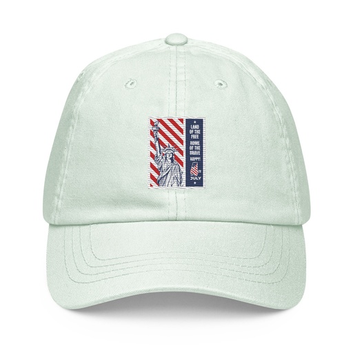 [ID: 481-G8] 4th of July Pastel Baseball Hat