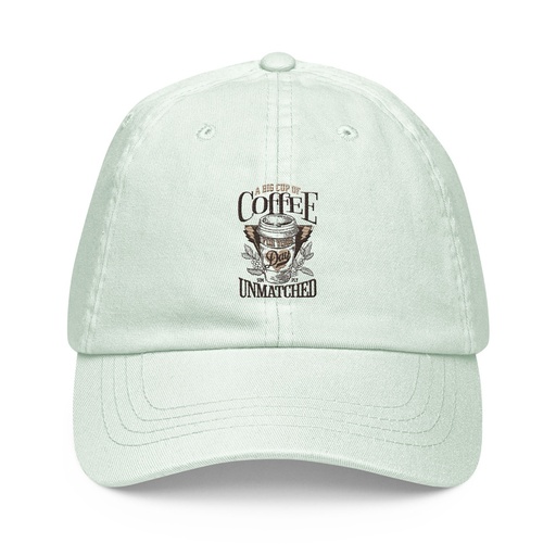 [ID: 481-G15] A Big Cup of Coffee Pastel Baseball Hat