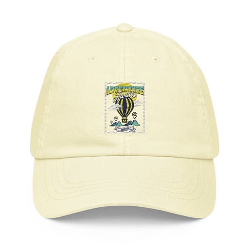 [ID: 481-G28] Adventure Awaits Pastel Baseball Hat
