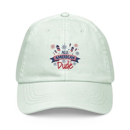 [ID: 481-G42] All American Pastel Baseball Hat
