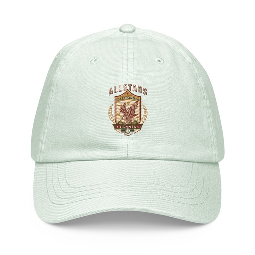 [ID: 481-G46] All Stars Tennis - Eagle Badge Pastel Baseball Hat